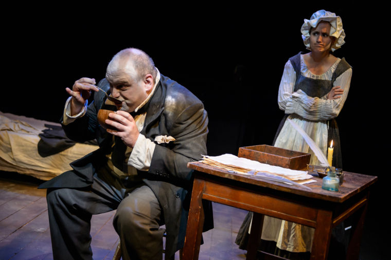Diary of a Madman presented by Upstream Theatre at Kranzberg Arts Center in St. Louis, MO on Oct 3, 2013.